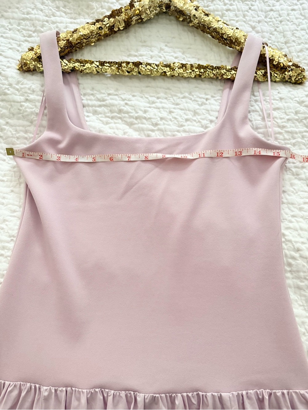 Abercrombie & Fitch Pink Bubble Hem Midi Dress - Picture 7 of 10